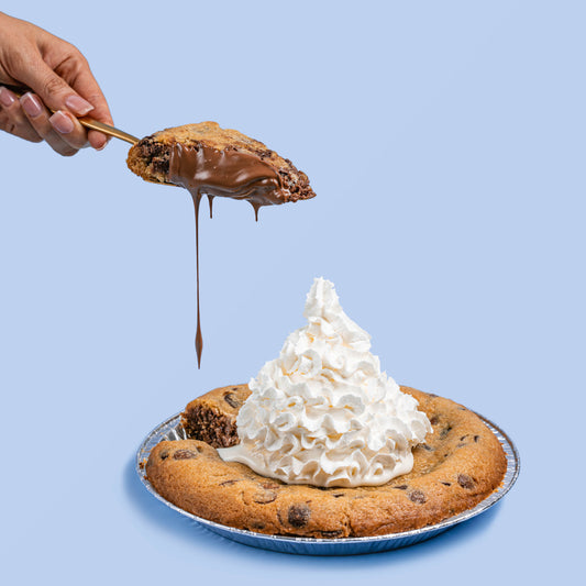 OG Cookie Pie stuffed with Nutella & Caramilk