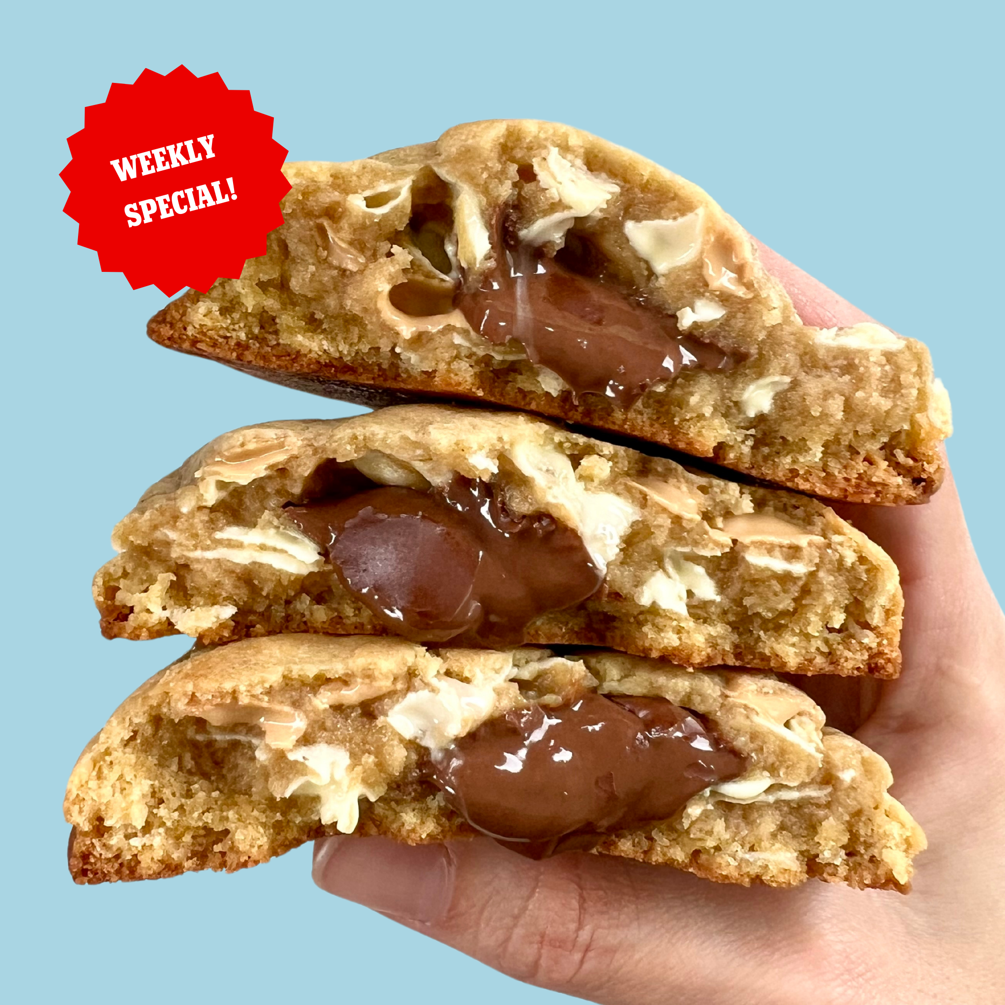 WHITE CHOC NUTELLA