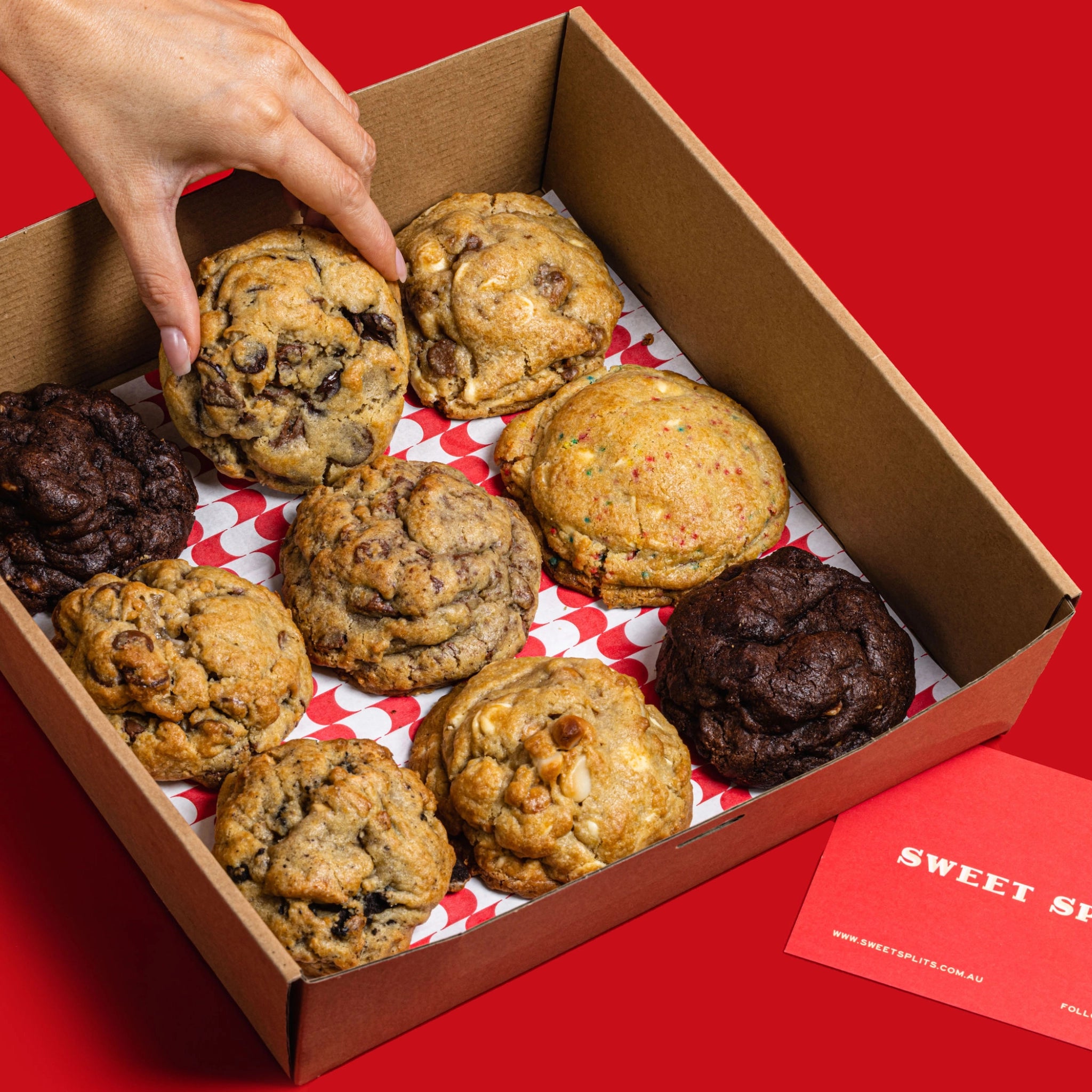 Sweet Splits Box of Nine Cookies